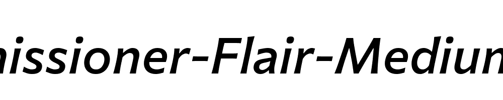 Commissioner-Flair-Medium-Italic