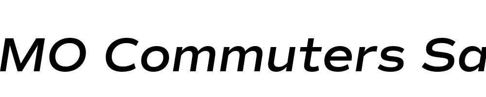  DEMO Commuters Sans SemiBold Italic