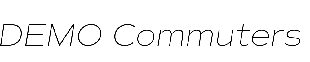  DEMO Commuters Sans Thin Italic