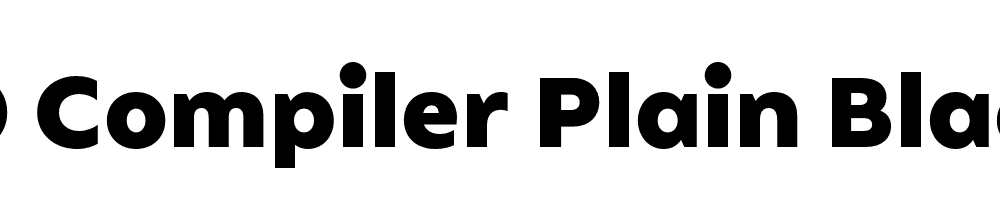 FSP DEMO Compiler Plain Black Regular