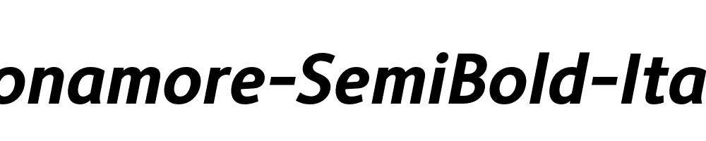 Conamore-SemiBold-Italic