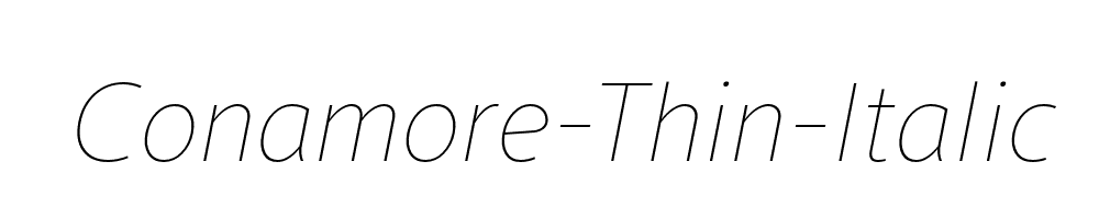 Conamore-Thin-Italic