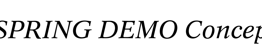  DEMO Concept Italic