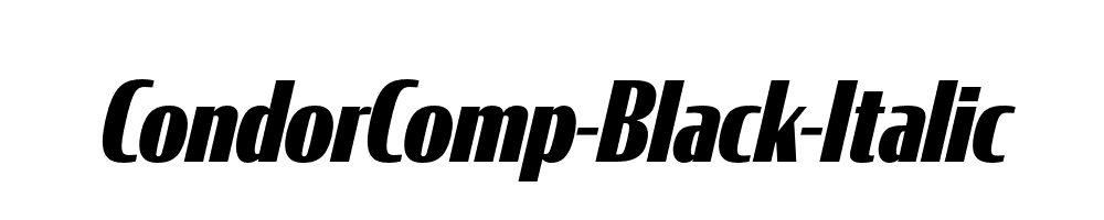 CondorComp-Black-Italic