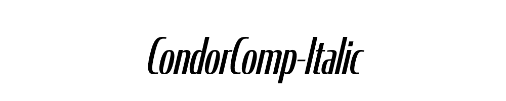 CondorComp-Italic