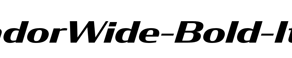 CondorWide-Bold-Italic