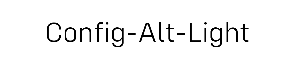 Config-Alt-Light