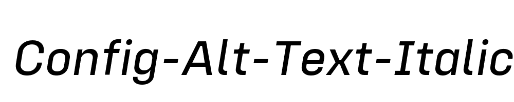 Config-Alt-Text-Italic