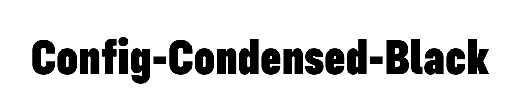 Config-Condensed-Black