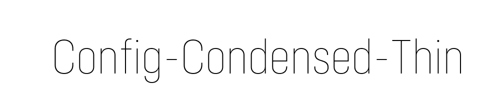 Config-Condensed-Thin