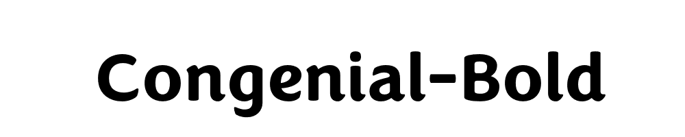 Congenial-Bold