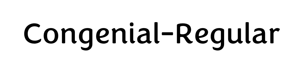 Congenial-Regular