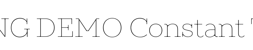  DEMO Constant Thin Regular