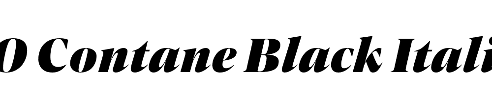 FSP DEMO Contane Black Italic Regular