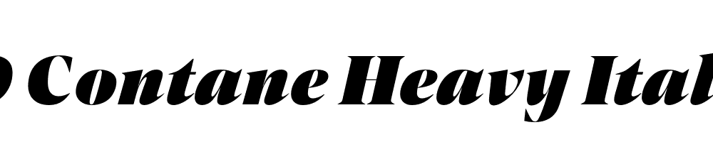 FSP DEMO Contane Heavy Italic Regular