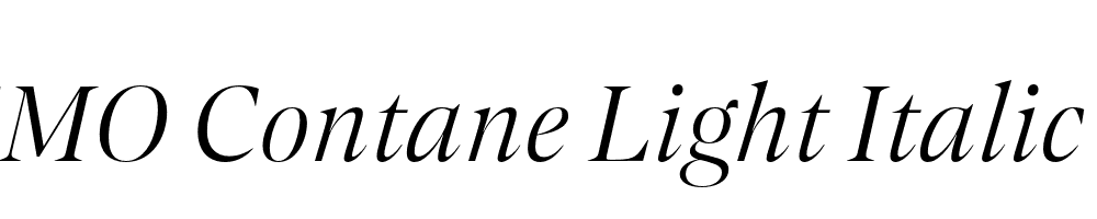 FSP DEMO Contane Light Italic Regular