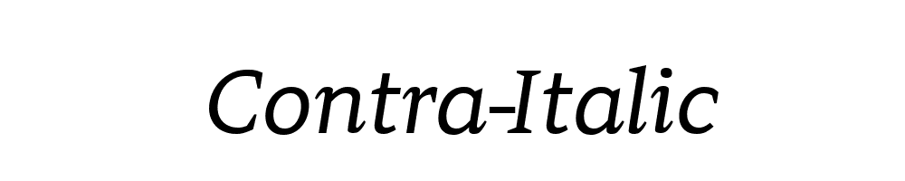 Contra-Italic