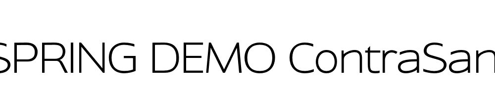  DEMO ContraSans Light