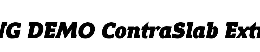  DEMO ContraSlab ExtraBold Italic