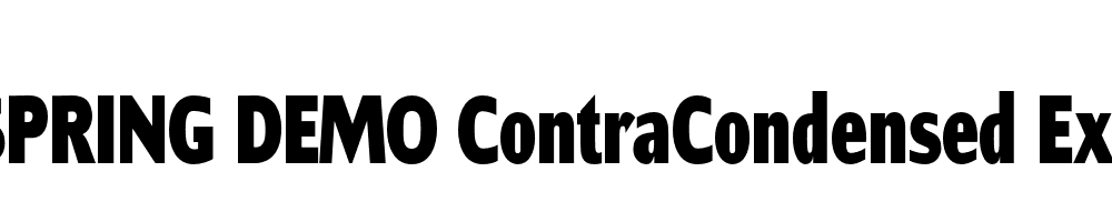  DEMO ContraCondensed ExtraBold