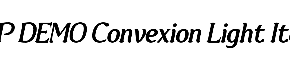 FSP DEMO Convexion Light Italic