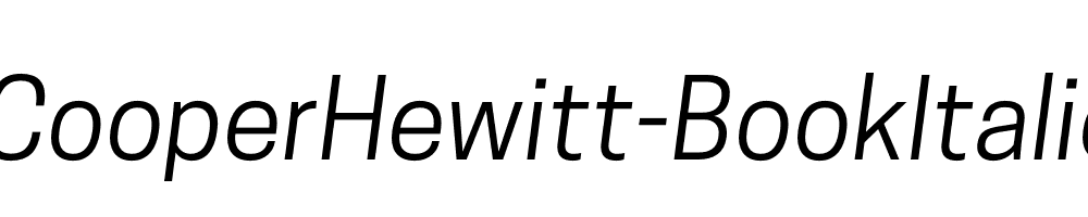 CooperHewitt-BookItalic