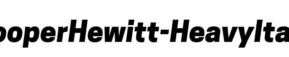 CooperHewitt-HeavyItalic