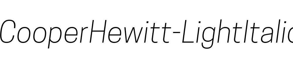 CooperHewitt-LightItalic