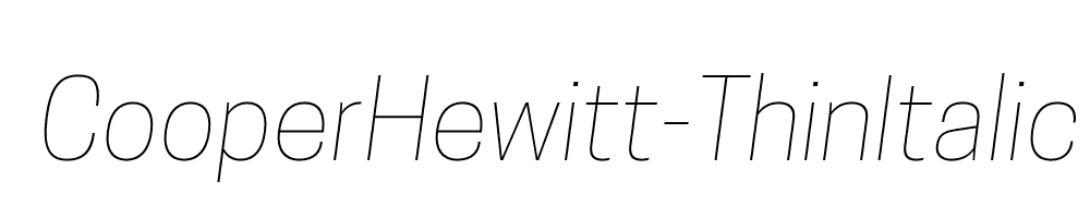 CooperHewitt-ThinItalic