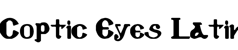 Coptic Eyes Latin