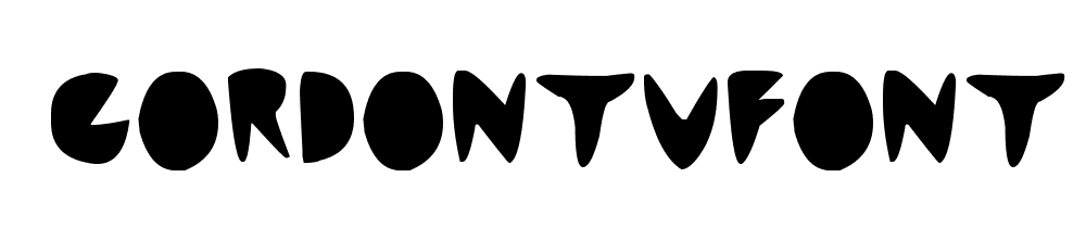 Cordontvfont