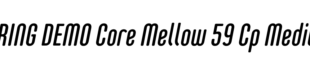  DEMO Core Mellow 59 Cp Medium Italic