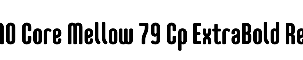  DEMO Core Mellow 79 Cp ExtraBold Regular