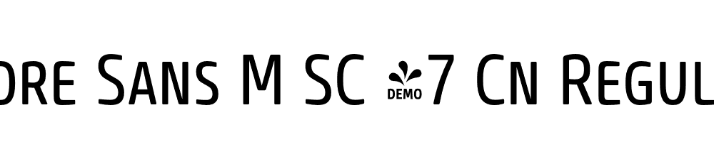  DEMO Core Sans M SC 47 Cn Regular Regular