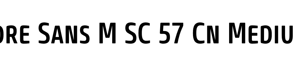  DEMO Core Sans M SC 57 Cn Medium Regular