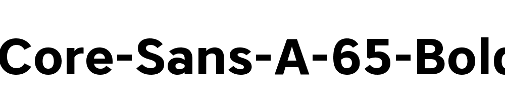 Core-Sans-A-65-Bold