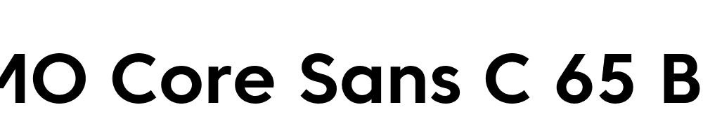 FSP DEMO Core Sans C 65 Bold Bold