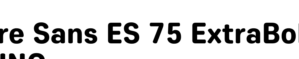  DEMO Core Sans ES 75 ExtraBold Regular