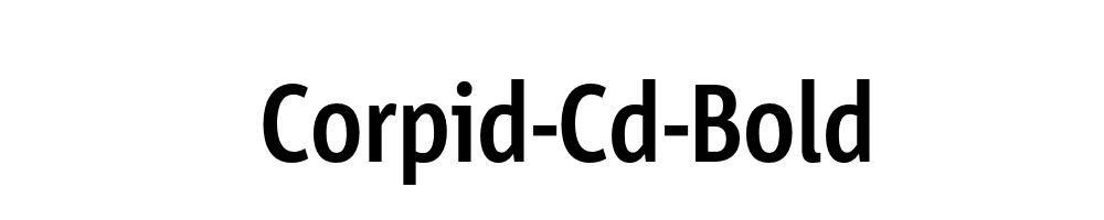 Corpid-Cd-Bold