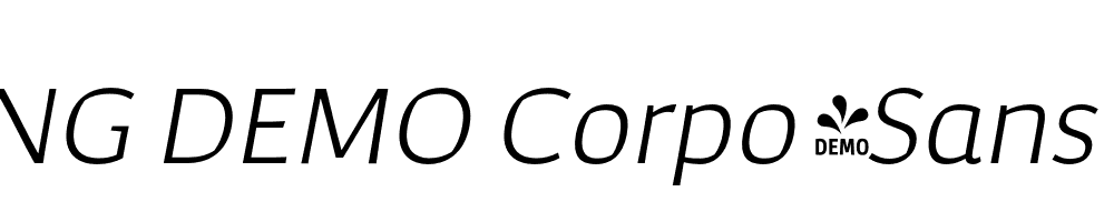  DEMO Corpo_Sans Light Italic