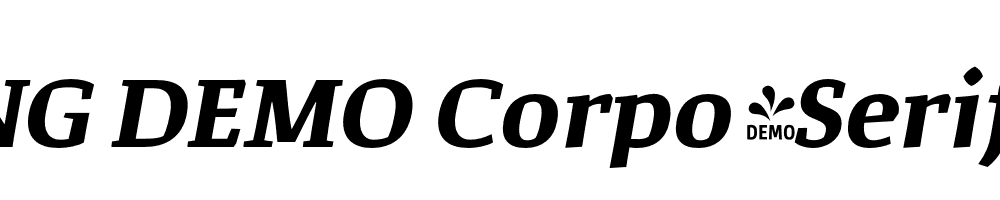  DEMO Corpo_Serif Bold Italic