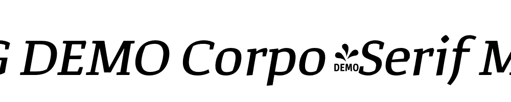  DEMO Corpo_Serif Medium Italic