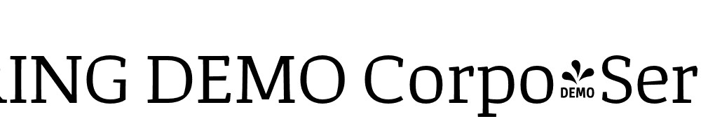  DEMO Corpo_Serif Regular