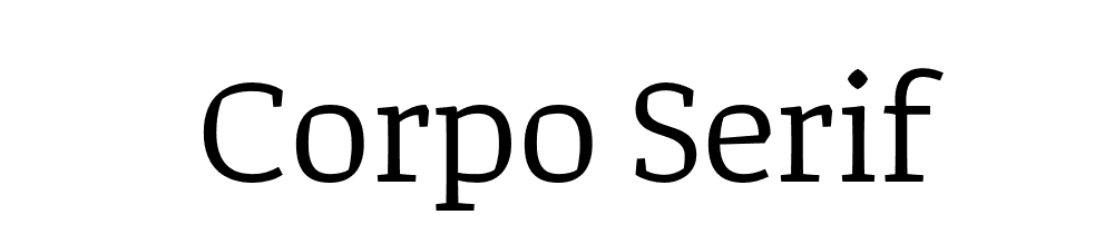 Corpo Serif