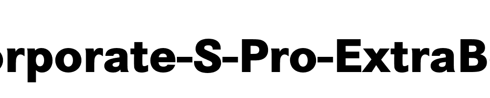 Corporate-S-Pro-ExtraBold