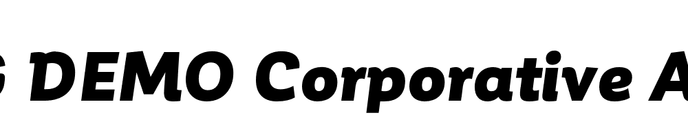  DEMO Corporative Alt Black Italic