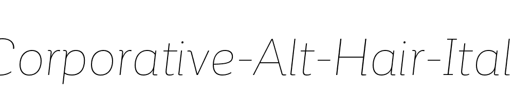 Corporative-Alt-Hair-Italic