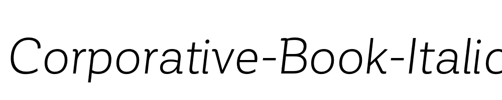 Corporative-Book-Italic