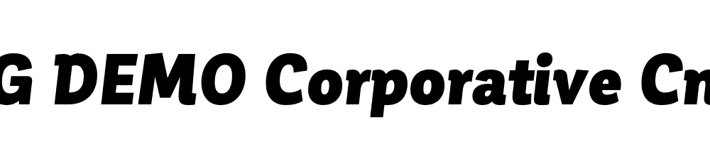  DEMO Corporative Cnd Black Italic