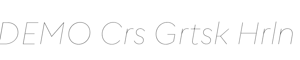 FSP DEMO Crs Grtsk Hrln Italic